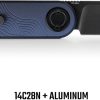 Vosteed Corgi-V Folding Knife Vanchor Lock Slate Blue Aluminum