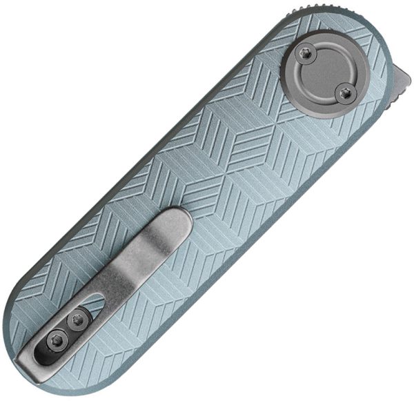 VOSA3725_add_01 Vosteed Corgi-V Folding Knife Vanchor Lock 2.38" Blade Blue Aluminum