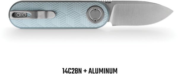VOSA3725_add_02 Vosteed Corgi-V Folding Knife Vanchor Lock 2.38" Blade Blue Aluminum