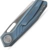 Vosteed Xeno Vanchor Lock Folding Knife 3.25" Vanax Blue Titanium