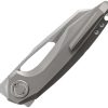 Vosteed Thunderbeast Vanchor Lock Folding Knife 3.5" M390 Gray Titanium