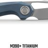 VOSA4303_add_02 Vosteed Thunderbeast Vanchor Lock Folding Knife 3.5" M390 Blue Ti