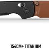 Vosteed Raccoon TiSlim Folding Knife 3.25" 154CM Crossbar Lock Black