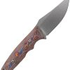 Vosteed H-Back Fixed Blade 3" Nitro V Stonewash Copper Micarta