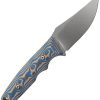 Vosteed H-Back Fixed Blade 3" Nitro V Blue Ocean Micarta