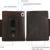 Viperade PJ12 EDC Pocket Organizer Brown Leather