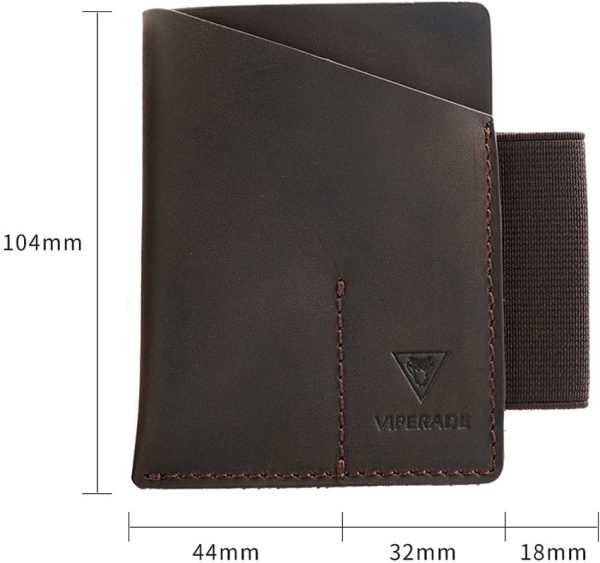 Viperade PJ12 EDC Pocket Organizer Brown Leather