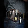 Viperade PL3 Multi Tool Belt Sheath Dark Brown Leather