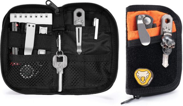 VPVE10BK_add_02 Viperade VE10 EDC Tool Pouch, Black, 500D Oxford, 7-Pocket