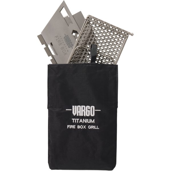 Vargo Fire Box Grill 2.0 Biomass Camp Stove w/ Carry Case