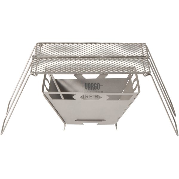 Vargo Fire Box Grill 2.0 Biomass Camp Stove w/ Carry Case