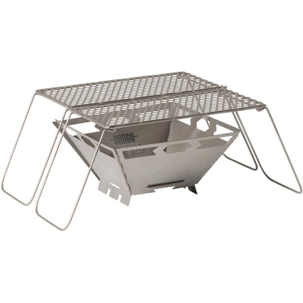 Vargo Fire Box Grill 2.0 Biomass Camp Stove w/ Carry Case