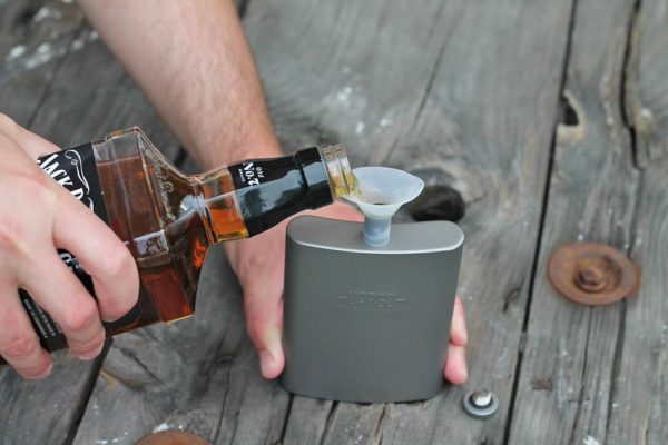 Vargo Titanium Funnel Flask 8 oz