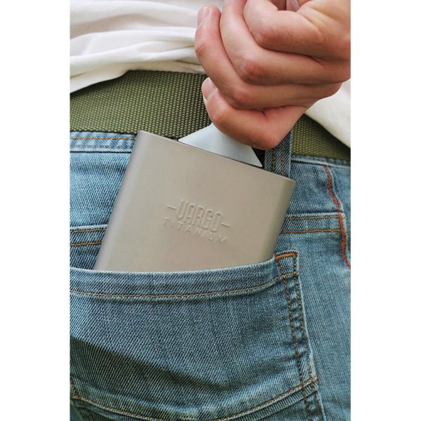 Vargo Titanium Funnel Flask 8 oz