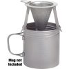 Vargo Titanium Travel Coffee Filter with Folding Handle
