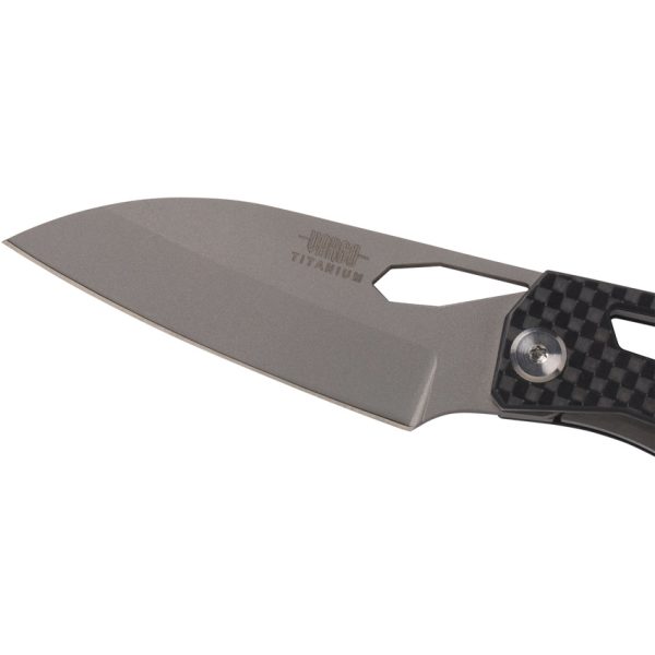 Vargo KaTi TC-2 Linerlock Folding Knife 2.5" Titanium