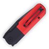 Vero Engineering Avid 1 Linerlock 3.25" S45VN Red and Black G10