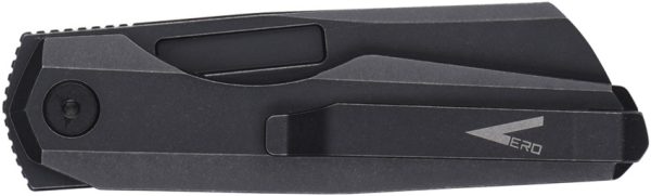 Vero Engineering Neuron Double Detent Folding Knife Black Stonewash M390