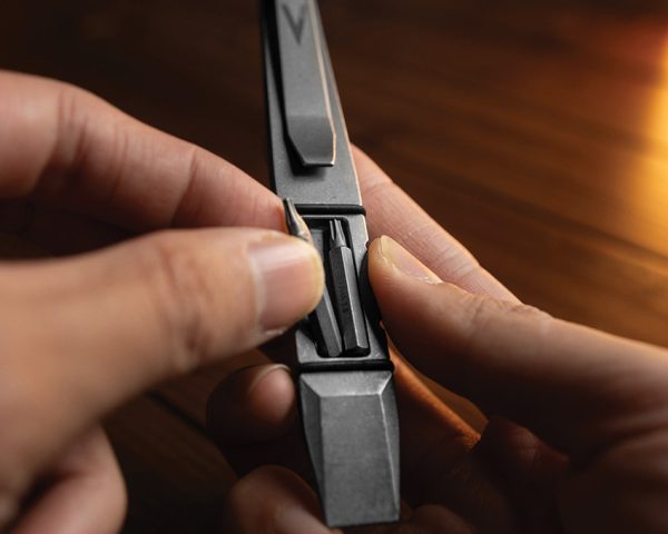Vero Engineering Fulcrum Full Pocket Tool, 5.25" Titanium w/ Pry Bar & WIHA Bits