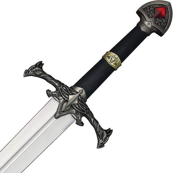 Valyrian Steel Blackfyre Sword 34" Stainless Blade w/ Display Plaque