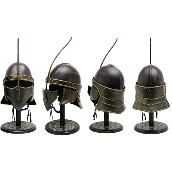 Valyrian Steel GOT Unsullied Helm Replica w/ Display Stand