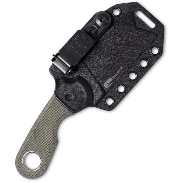 Viper Berus 2 Fixed Blade Knife 2.5" Black PVD M390 Green Micarta