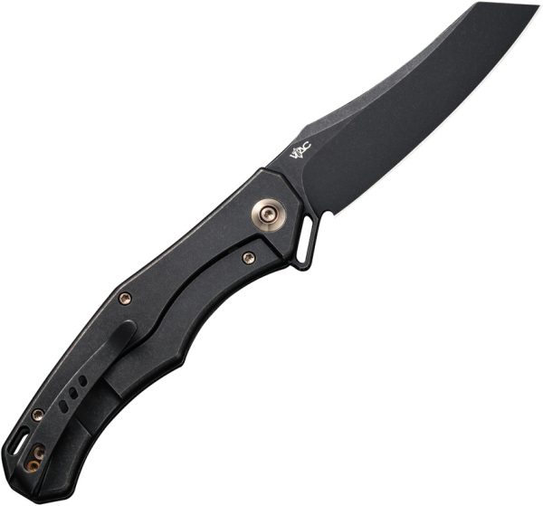 Viking Tactics RekkeR Framelock Black Stonewash CPM-20CV Folding Knife
