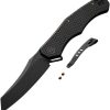 Viking Tactics RekkeR Framelock Black Stonewash CPM-20CV Folding Knife