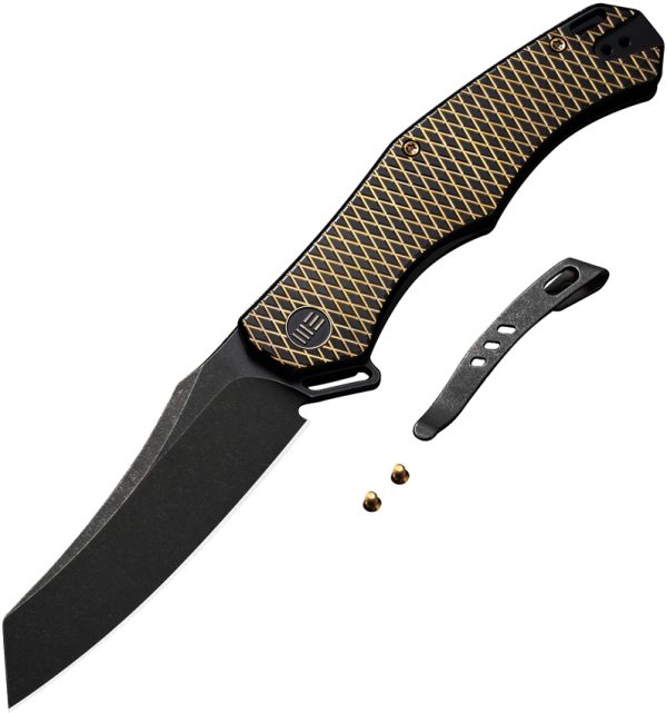 Viking Tactics RekkeR Framelock Gold Folding Knife CPM-20CV 3.63"