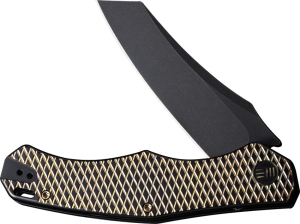 Viking Tactics RekkeR Framelock Gold Folding Knife CPM-20CV 3.63"