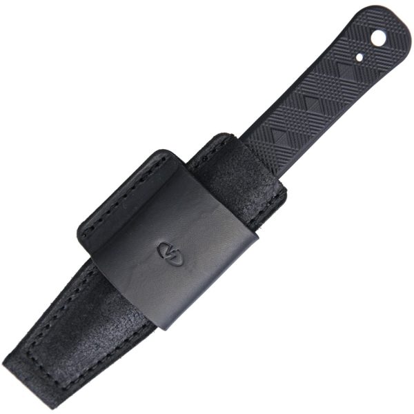VZ Grips Executive Dagger Fixed Blade Knife Black G10 2.75in w/ Sheath