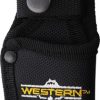 Western Black River Fixed Blade Knife 3.75" 420 Stainless w/ Sheath