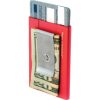 Wagner Super Slim Wallet Flash Red with Aluminum Construction