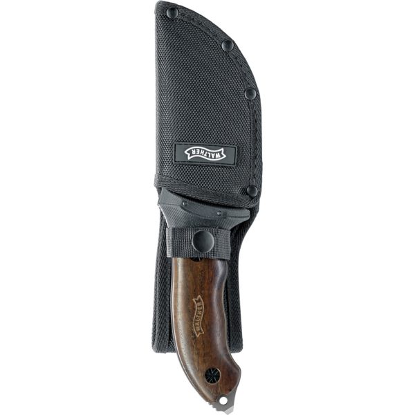 Walther FTK Fixed Blade Knife 4.25" Titanium Coated 440C w/ Sheath