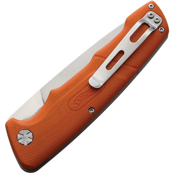 Walther HBF2 Linerlock Folding Knife D2 Orange G10