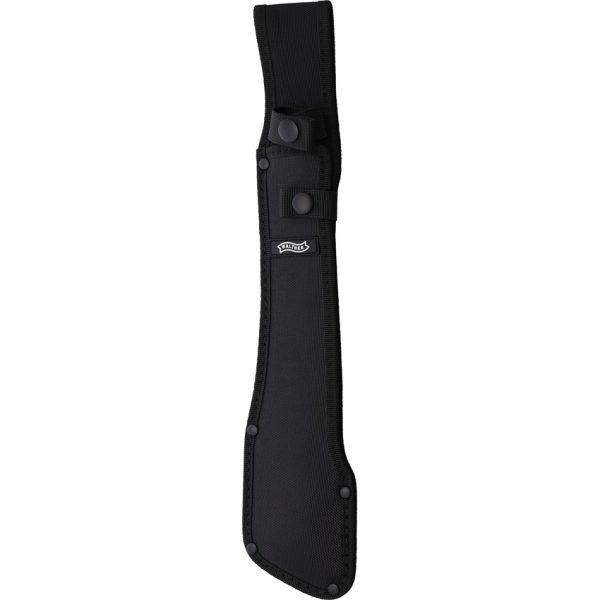 Walther MSM Machete 12" 1065 Carbon Steel Sawback Black