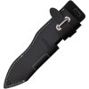 Walther P38 Fixed Blade Knife 5.25" Black Coated 440C w/ Sheath