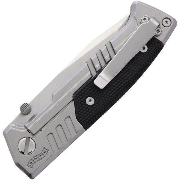 Walther PDP Framelock Tanto Folding Knife 3.5in Satin Blade
