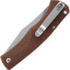Walther CTK 1 Linerlock Folding Knife Brown Micarta 3"