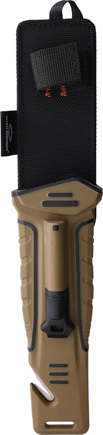 WAR001TN_add_01 WithArmour Nightingale Fixed Blade Knife 4.88" D2 Tan