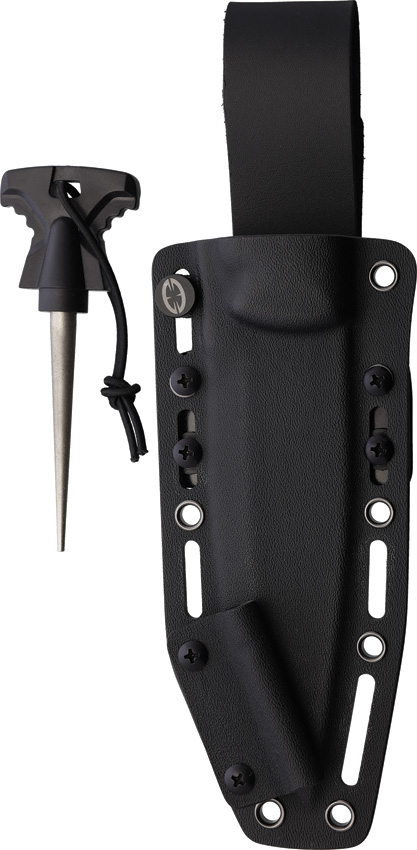 WithArmour Mercenary Fixed Blade 5.25" 12C27 Sandvik Black Canvas Micarta