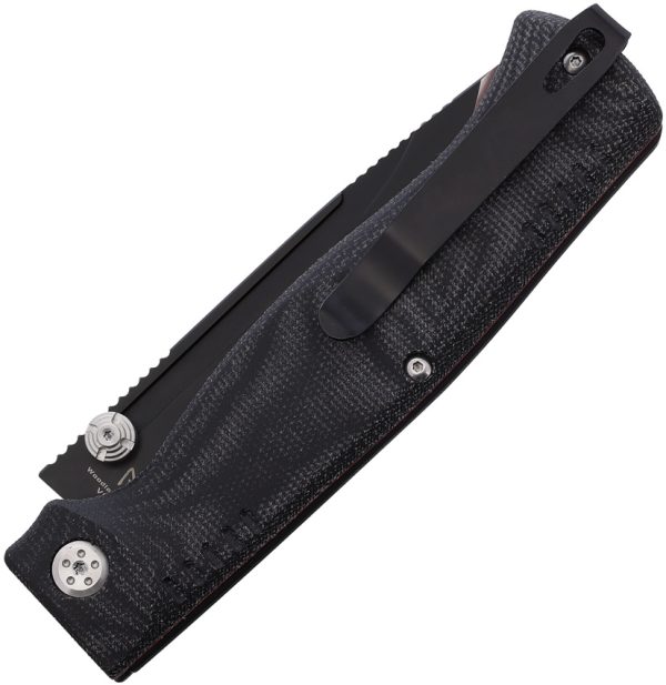 WithArmour Woodlands Slip Joint Folding Knife 4.75" VG-10 Black