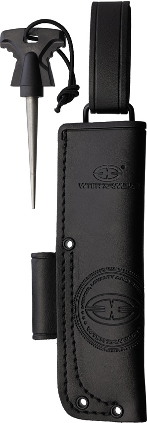 WithArmour Woodlands Fixed Blade Knife 4.75" VG-10 Black Canvas