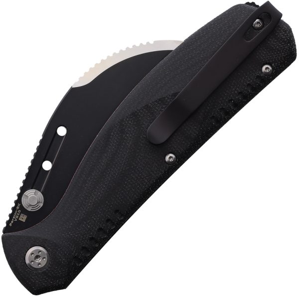WithArmour Porcini Slip Joint Folding Knife 3.98" VG-10 Black Micarta