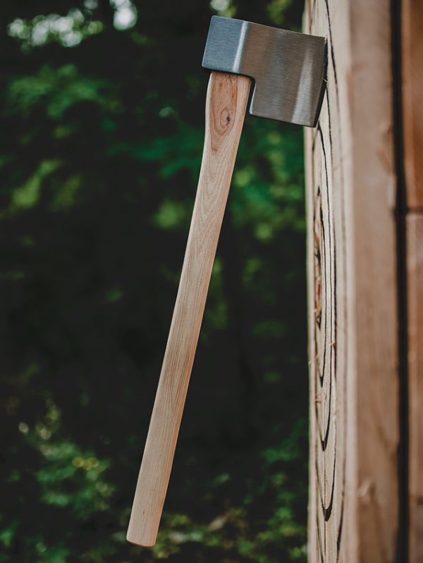 World Axe Throwing League Colossus Big Axe 27.5" 1045 Carbon Steel