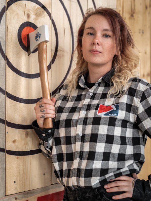 World Axe Throwing League Competition Throwing Axe 6" 1045 Carbon Steel