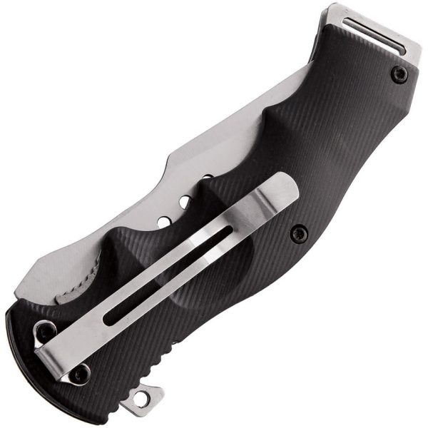 Wild Boar Linerlock Assisted Opening Folding Knife 3.75" Black