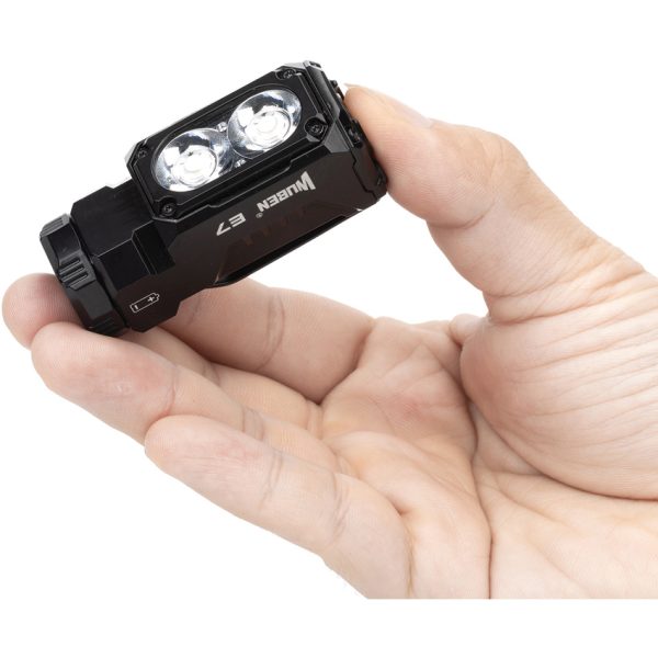 WUBEN E7 Mini Flashlight Rechargeable Black