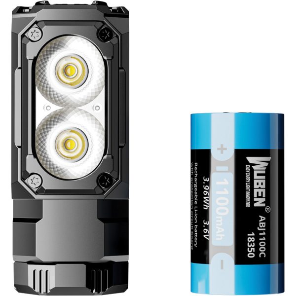 WUBEN E7 Mini Flashlight Rechargeable Black