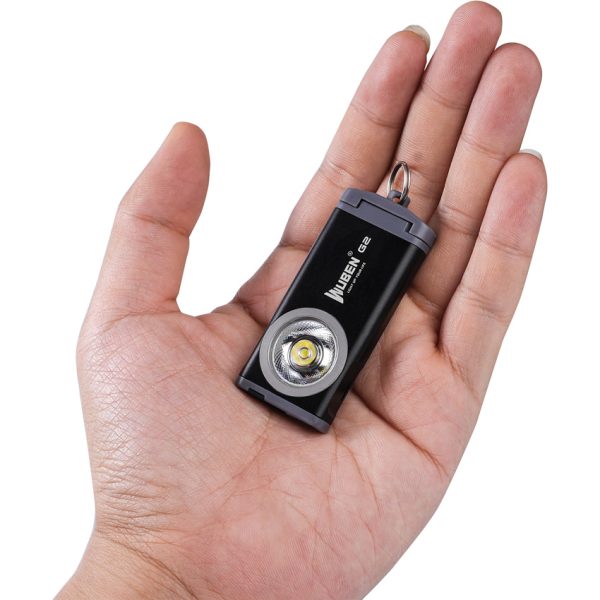 WUBEN G2 Rechargeable Keychain Light USB-C Black